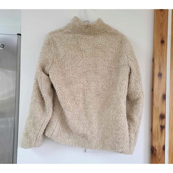 Pendleton Sherpa Fleece Cozy Western Cowgirl Teddy Coat Jacket w Pockets SMALL S - Picture 9 of 9